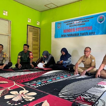 Rembuk Stunting Desa Pasiraman Tahun 2023